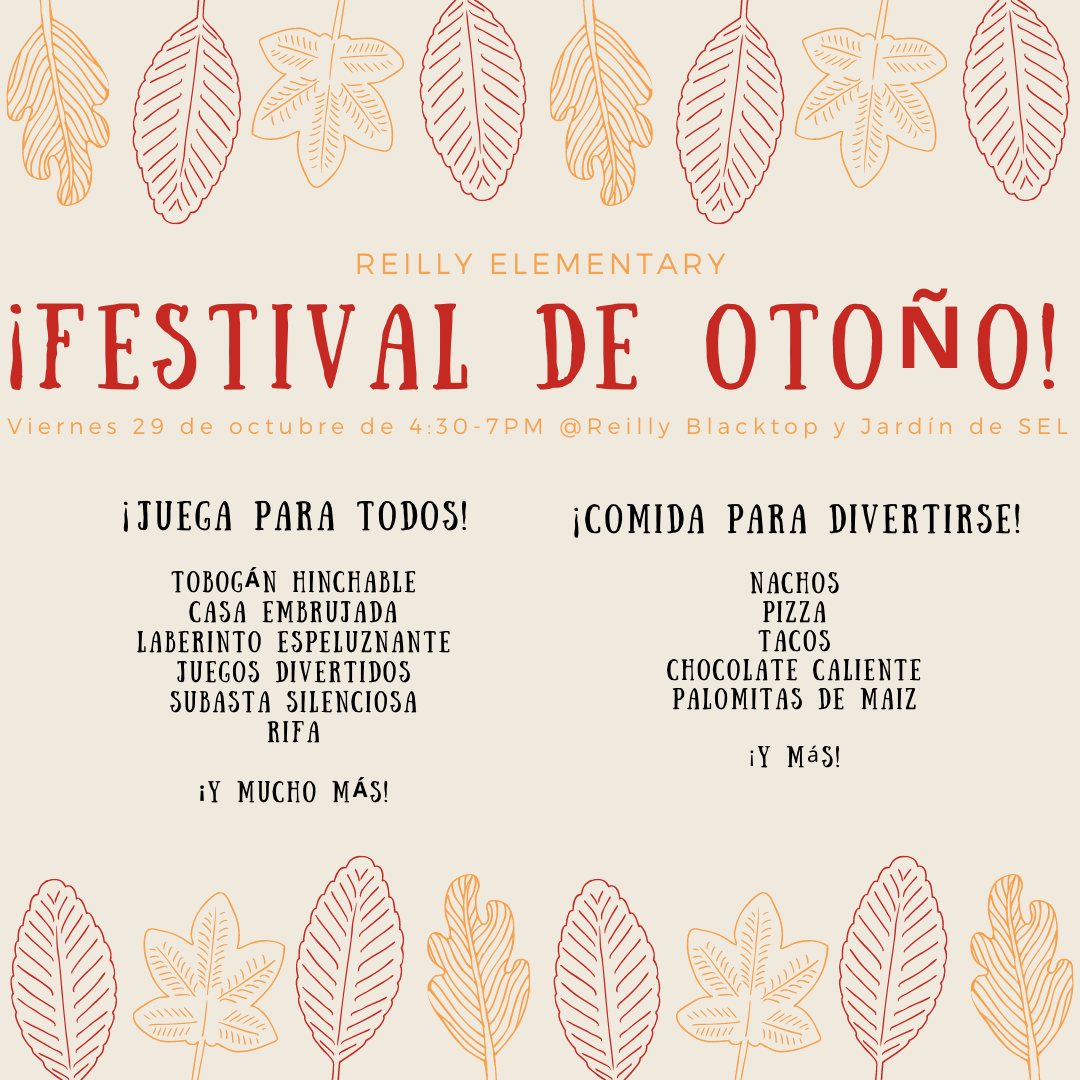 Spanish Fall Festival Flyer