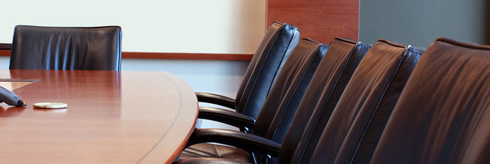 Photo of a meeting room with chairs